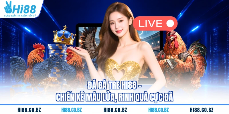 Đá Gà Tre HI88 - Chiến Kê Máu Lửa, Rinh Quà Cực Đã