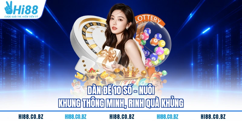 Dàn Đề 10 Số - Nuôi Khung Thông Minh, Rinh Quà Khủng