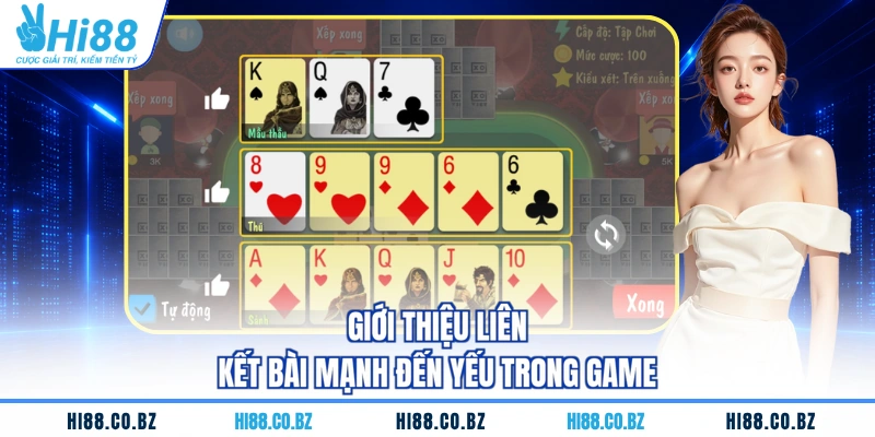 Giới thiệu liên kết bài mạnh đến yếu trong game