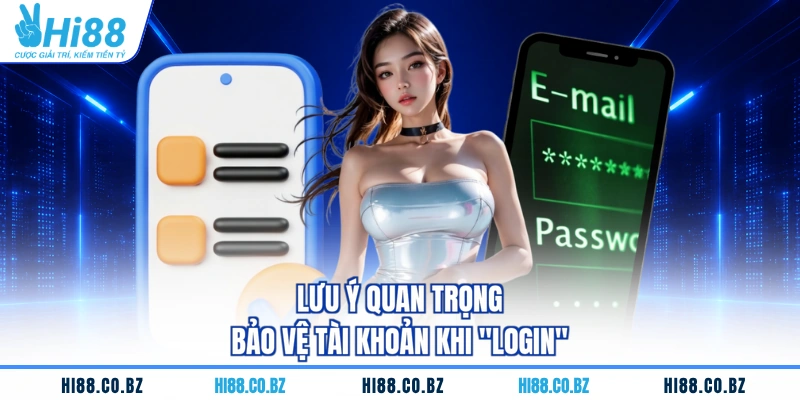 Lưu ý quan trọng bảo vệ tài khoản khi “Login”